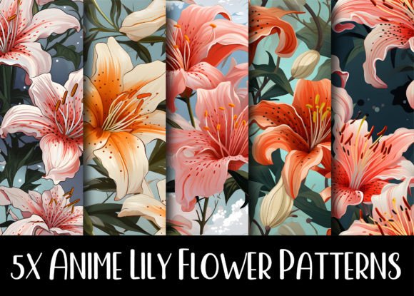 Anime Lily Flower Patterns Collection: A Fusion of Art, Design, and Modern Creativity