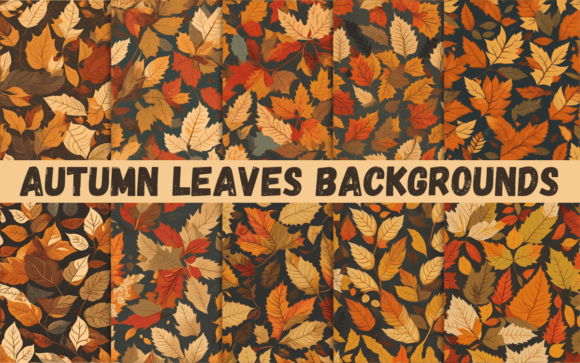 Autumn Leaves Backgrounds Fall Patterns: Enhancing Creativity and Workflow with Digital Assets