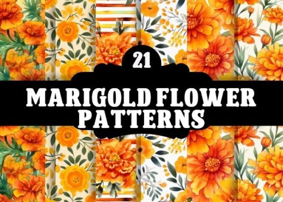 Marigold Flower Patterns: A Timeless Addition to Creative Projects
