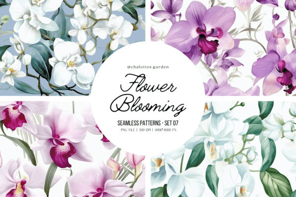 Orchid Flowers Patterns: A Timeless Design Element for Creative Projects