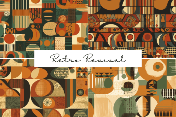 Retro Revival Seamless Patterns