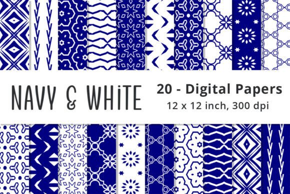Seamless Navy Blue Geometric Patterns: A Strategic Design Tool for Modern Creators