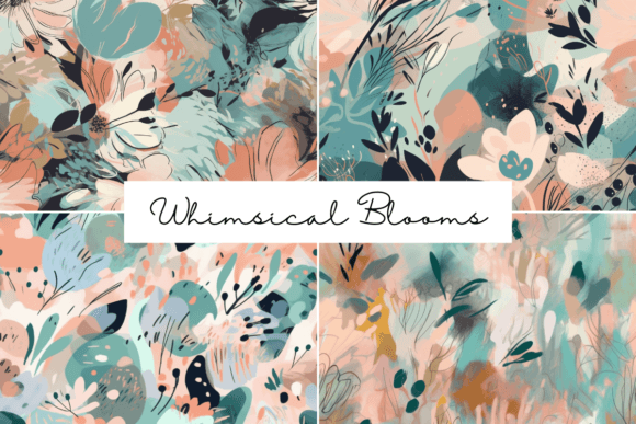 Whimsical Blooms Seamless Patterns: A Delightful Fusion of Art and Functionality